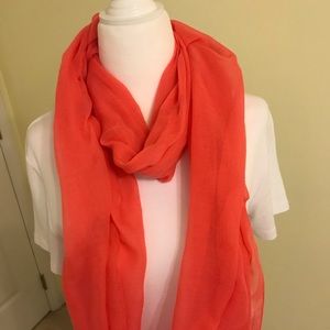 Coral/orange scarf